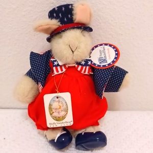 Happy Vanderhare Yankee Doodle North American bear 8" Rabbit